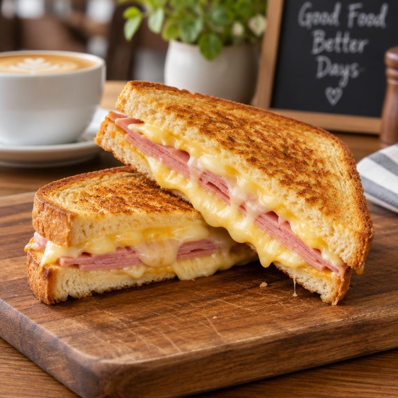 Tostado de jamón y queso